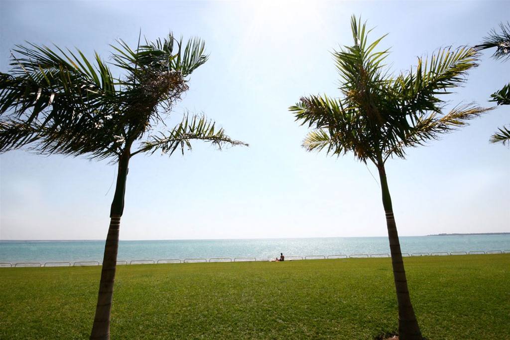 Quality Hotel Darwin Airport Instalações foto Palm trees at the beach